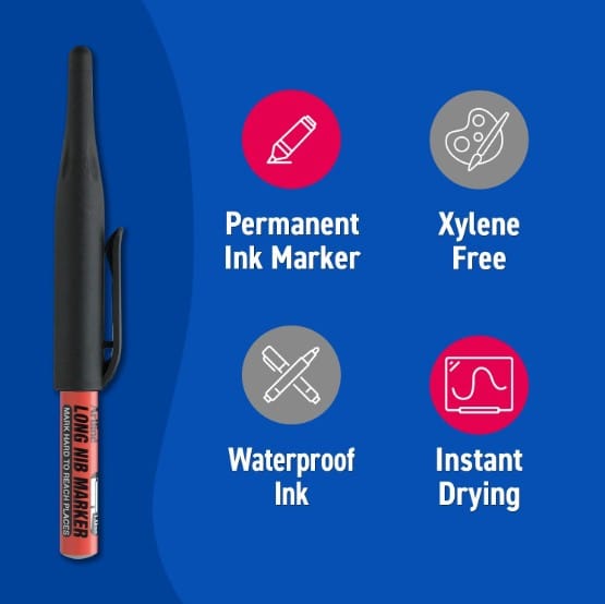 ปากกาเคมี ARTLINE EKPR-LNM หัวยาว 1.0 มม. สี ดำ_1